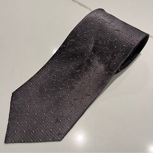 Franco Fellini 100% Silk Tie 54” Made in Italy Gray NEW